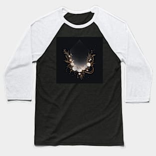 Galaxy Flowers Baseball T-Shirt